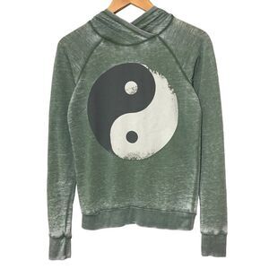 WELL WORN Los Angeles Ying and Yang Sweatshirt Hoodie Size X-Small
